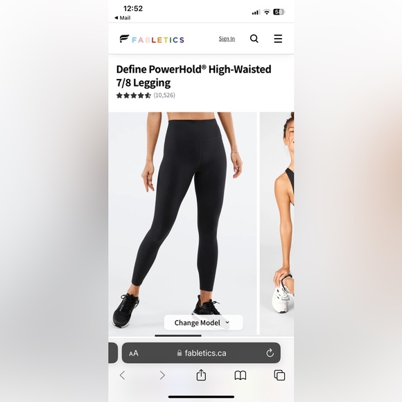 Fabletics Define Powerhold High-waisted Legging - Picture 2 of 5